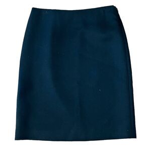 KORS Michael Kors Black Wool Pencil Skirt
